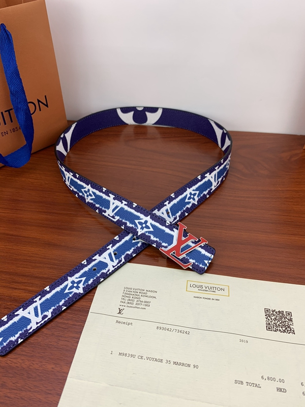 激安ルイヴィトンベルト素材ディテール